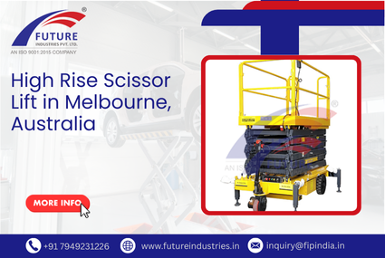 High Rise Scissor Lift in Melbourne, Australia