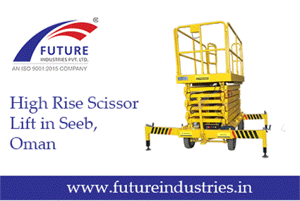 High Rise Scissor Lift in Seeb, Oman