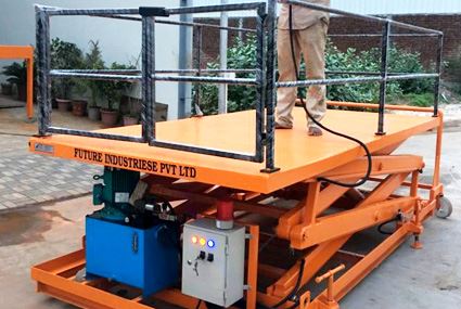 High Rise Scissor Lift Manufacturer from Ahmedabad