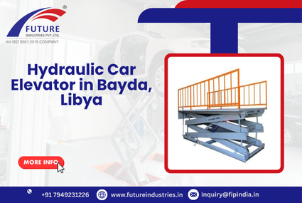 Hydraulic Car Elevator in Bayda, Libya