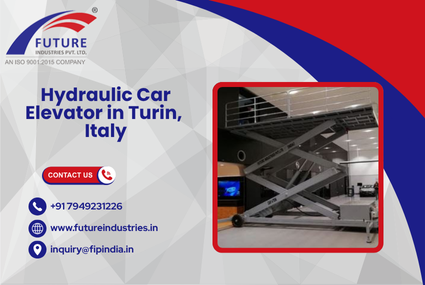 Hydraulic Car Elevator in Turin, Italy