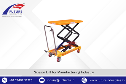 Scissor Lift for Manufacturing Industry